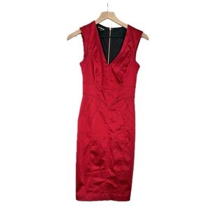 Bebe Red Sleeveless Dress - Size 2